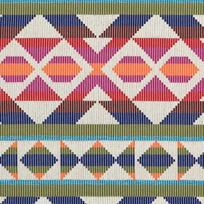 BERBER BLANKET - Fuchsia and Navy