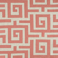 TULUM APPLIQUE - Coral on Natural