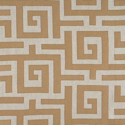 TULUM APPLIQUE - Wheat on Natural