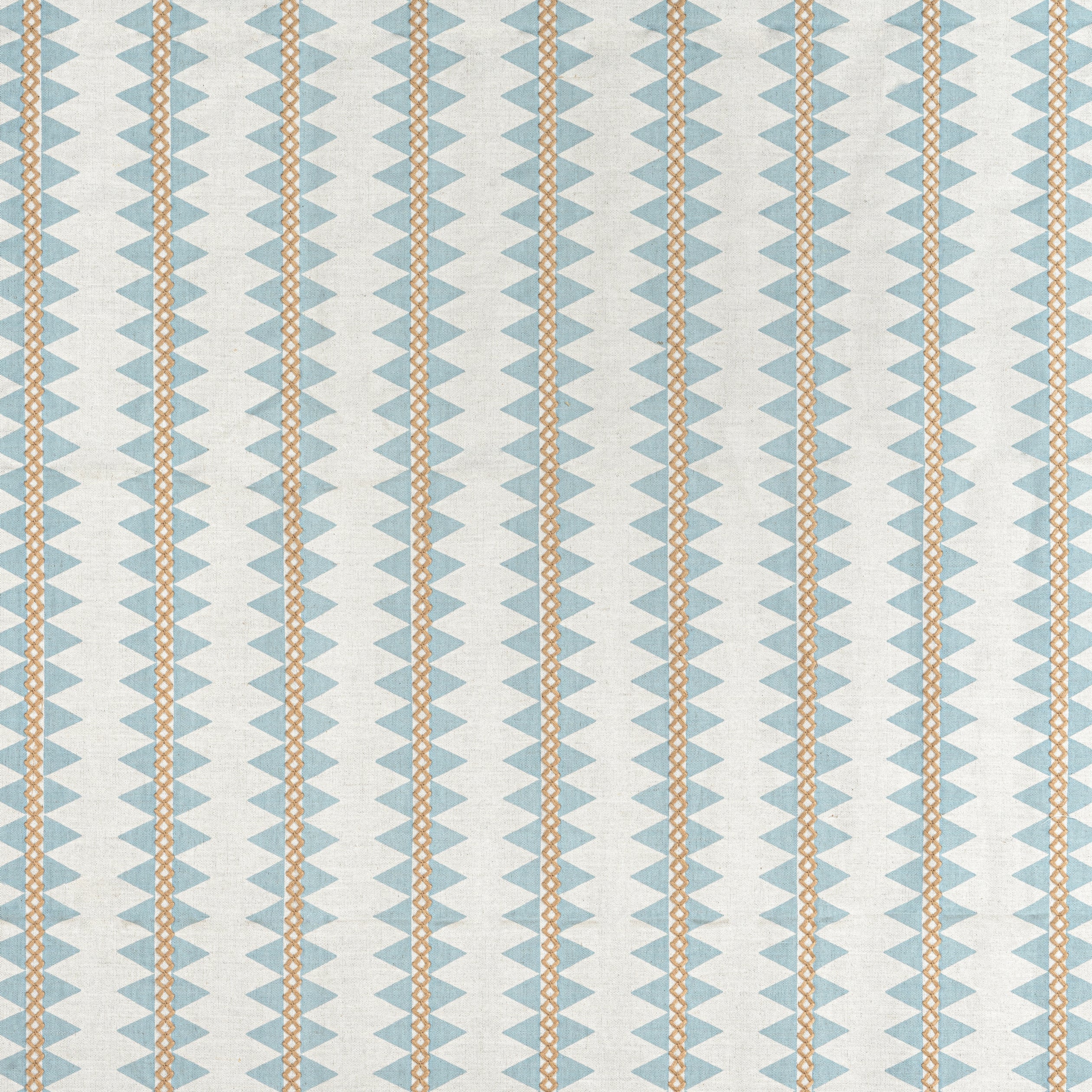 RENO STRIPE EMBROIDERY - Spa Blue