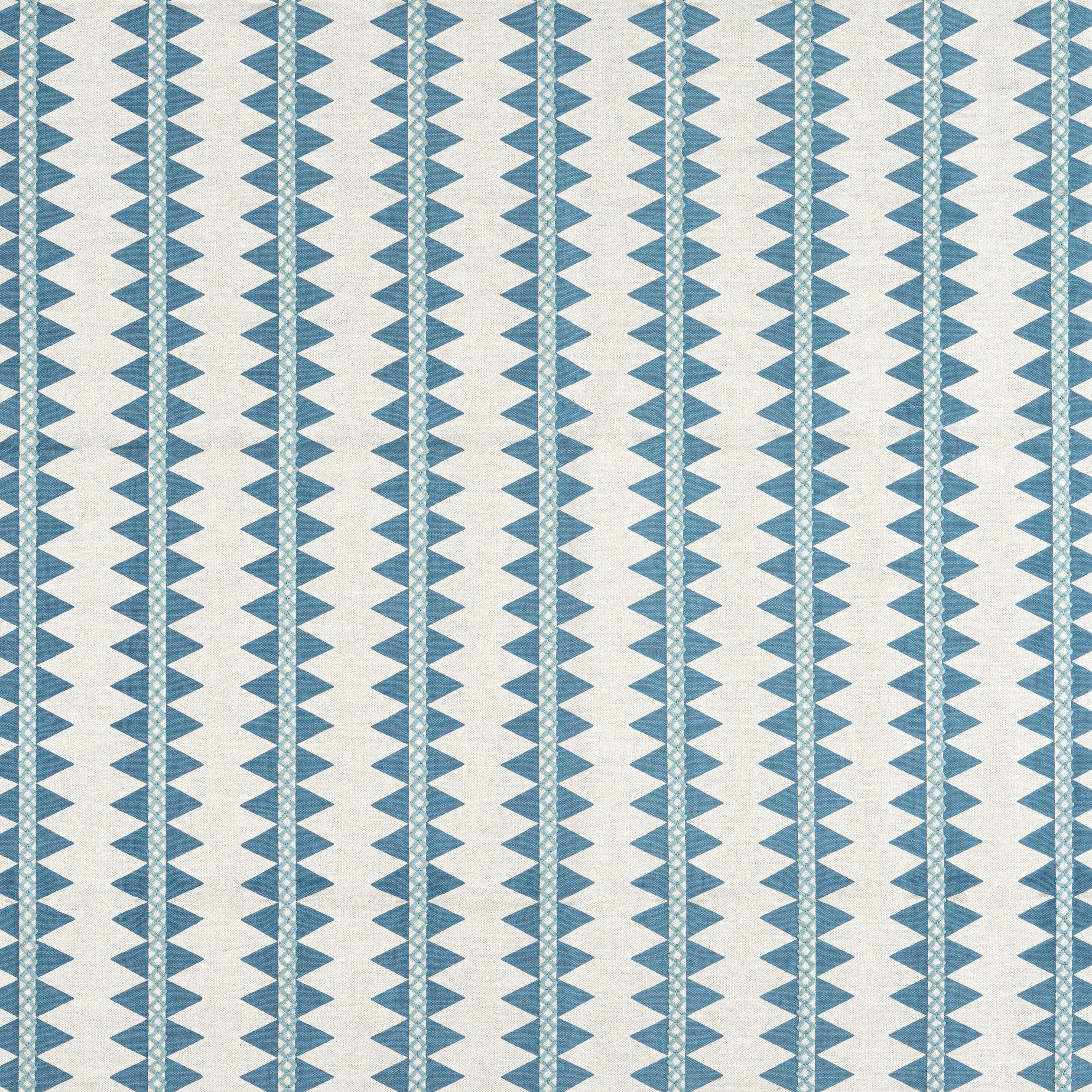 RENO STRIPE EMBROIDERY - Teal
