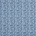 LABYRINTH VELVET - Navy