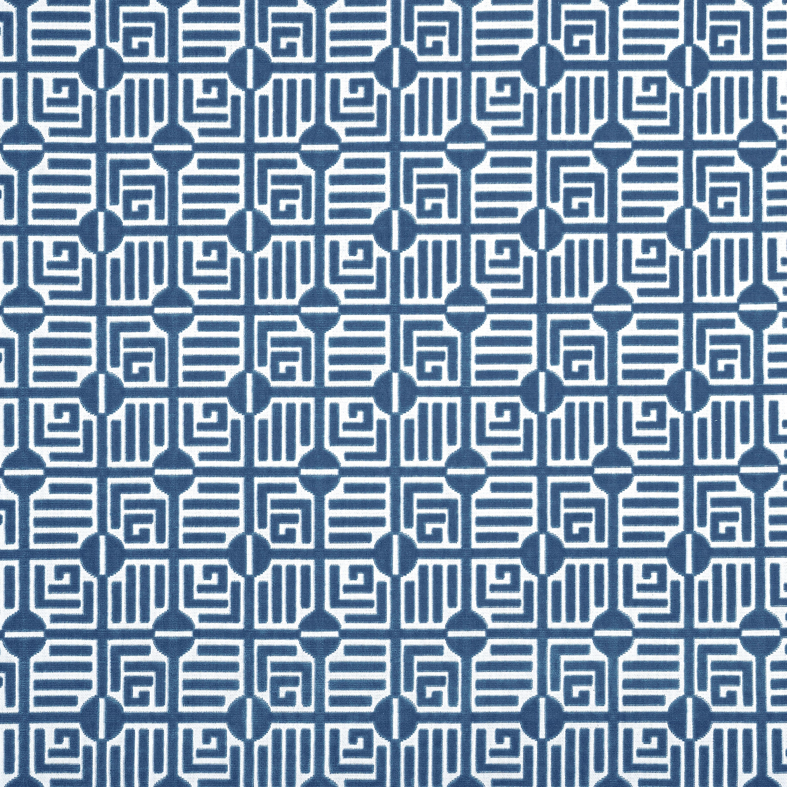 LABYRINTH VELVET - Navy