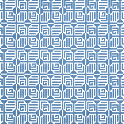 LABYRINTH VELVET - Blue