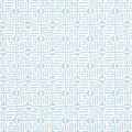 LABYRINTH VELVET - Spa Blue