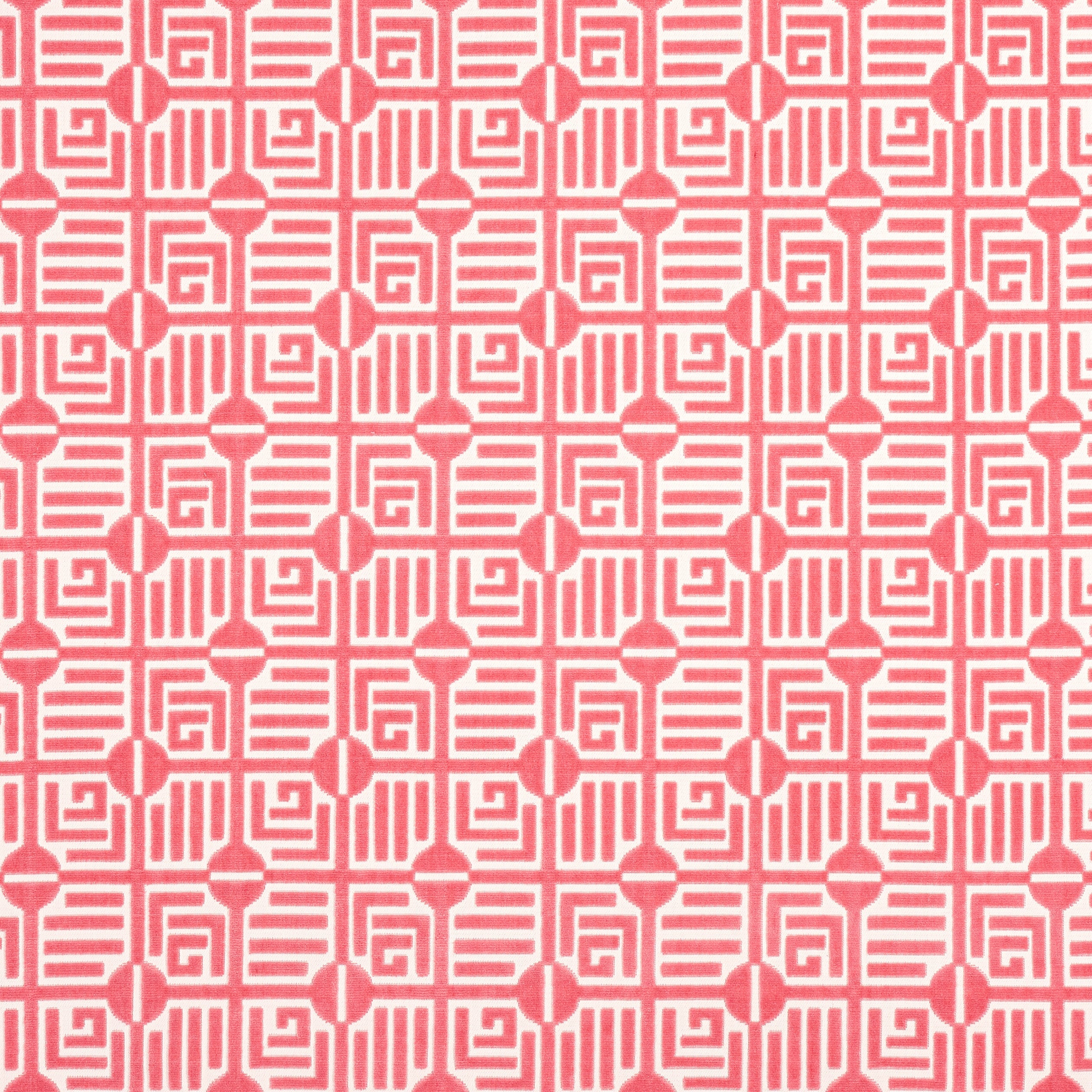 LABYRINTH VELVET - Coral