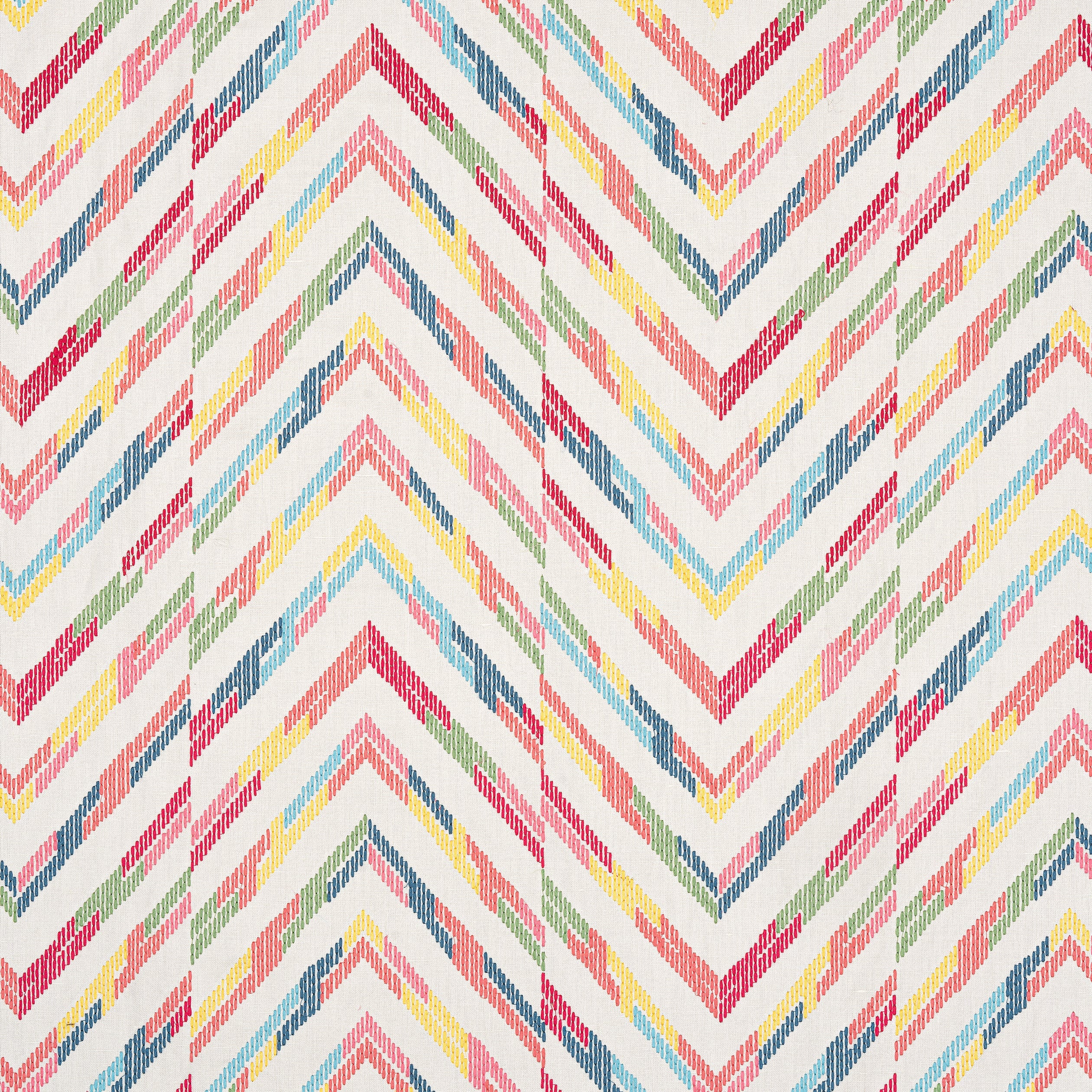 HAMILTON EMBROIDERY - Multi on Cream