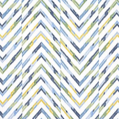 HAMILTON EMBROIDERY - Blue and Yellow