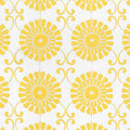 SUN GARDEN EMBROIDERY - Yellow
