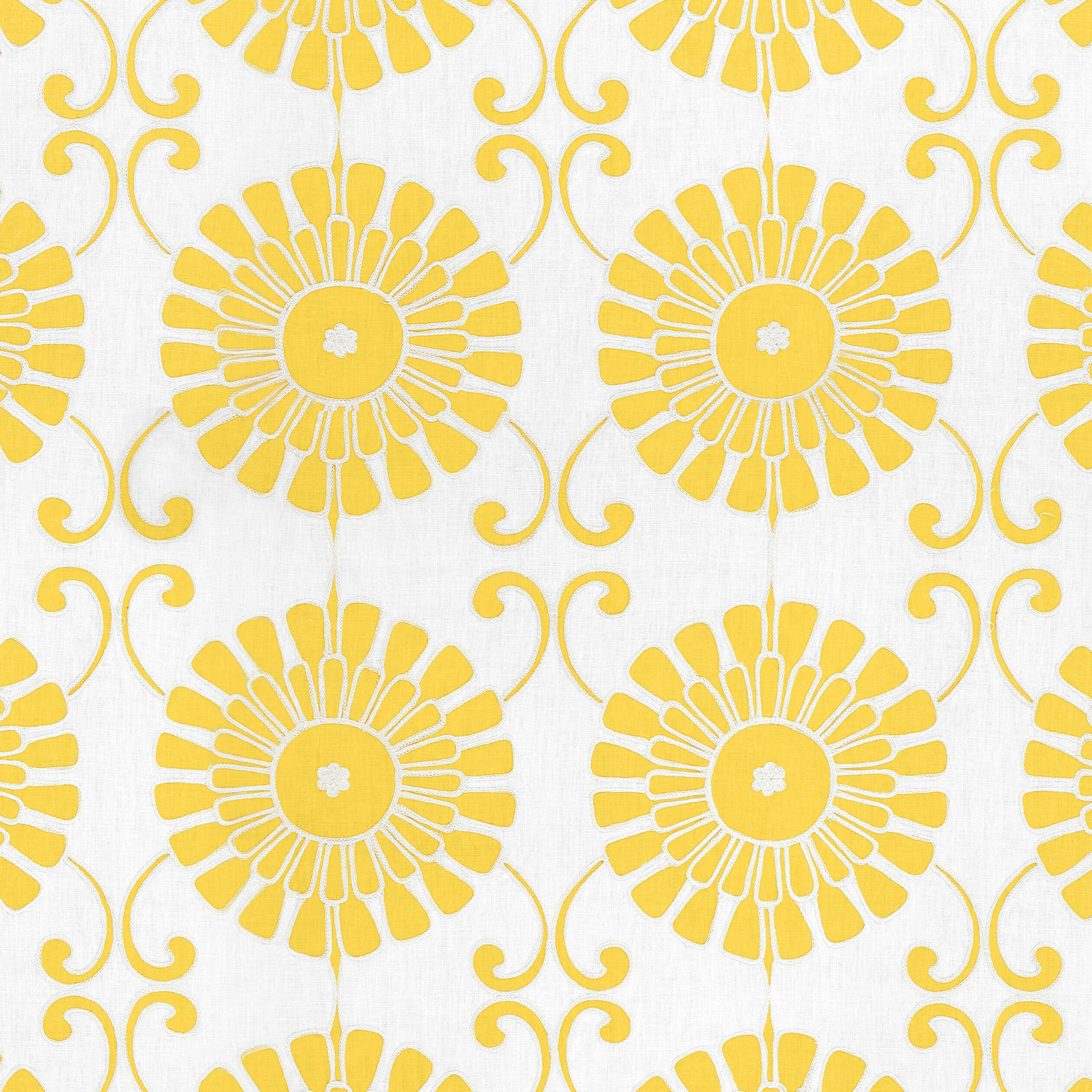 SUN GARDEN EMBROIDERY - Yellow