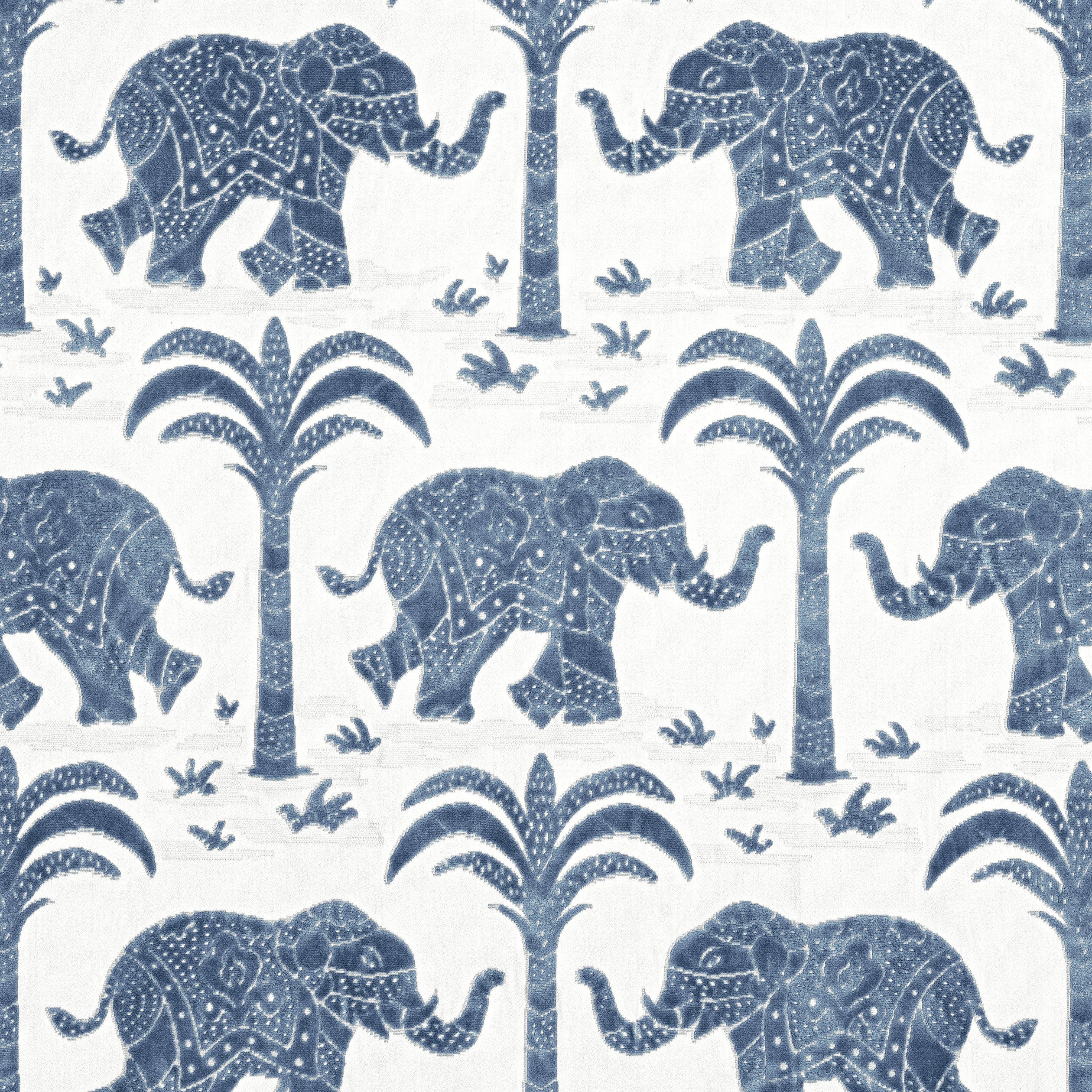 ELEPHANT VELVET - Navy