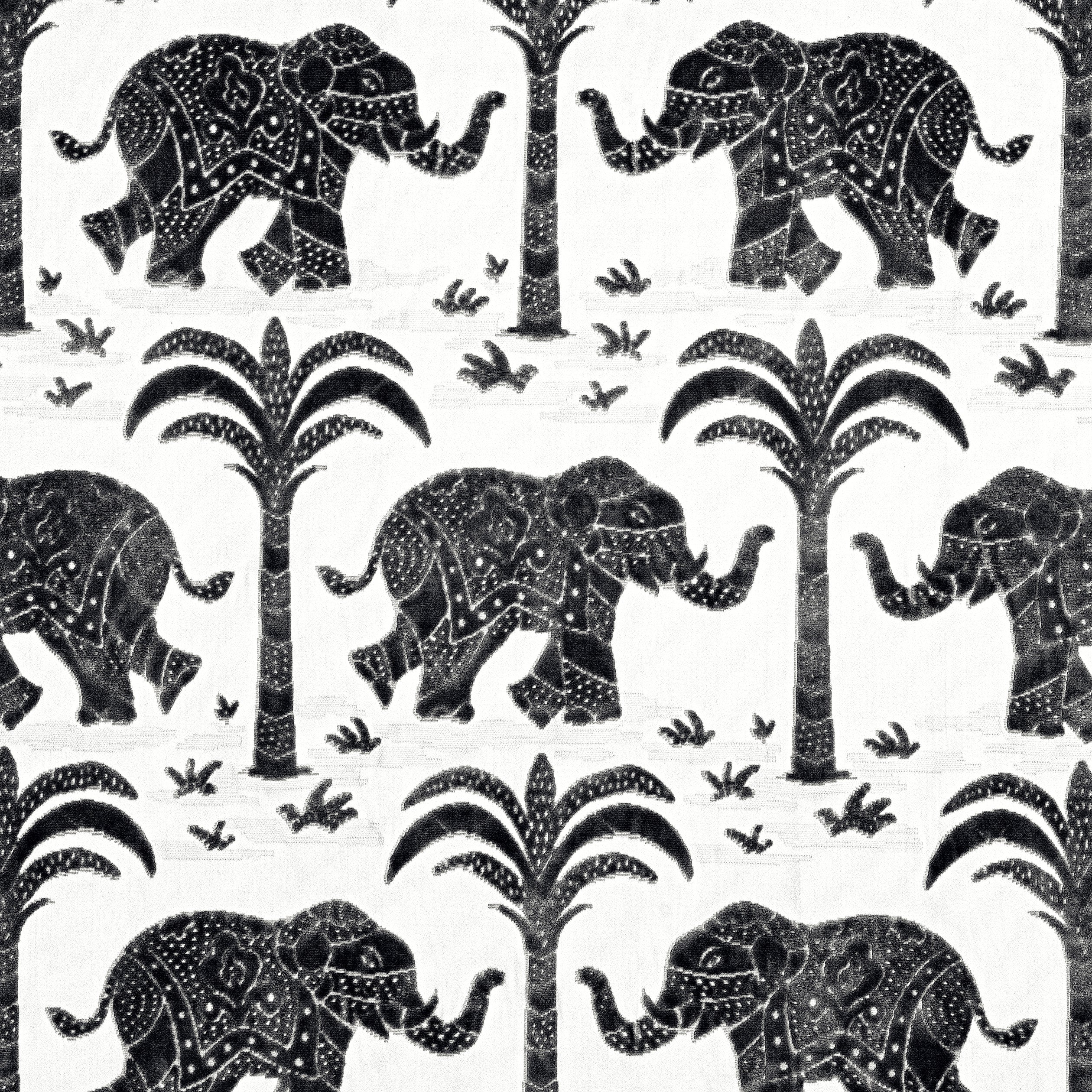 ELEPHANT VELVET - Black