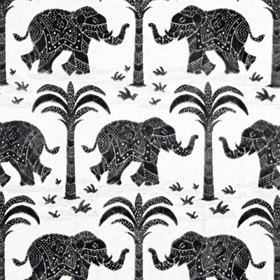 ELEPHANT VELVET - Black