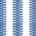 NOLA STRIPE EMBROIDERY - Navy