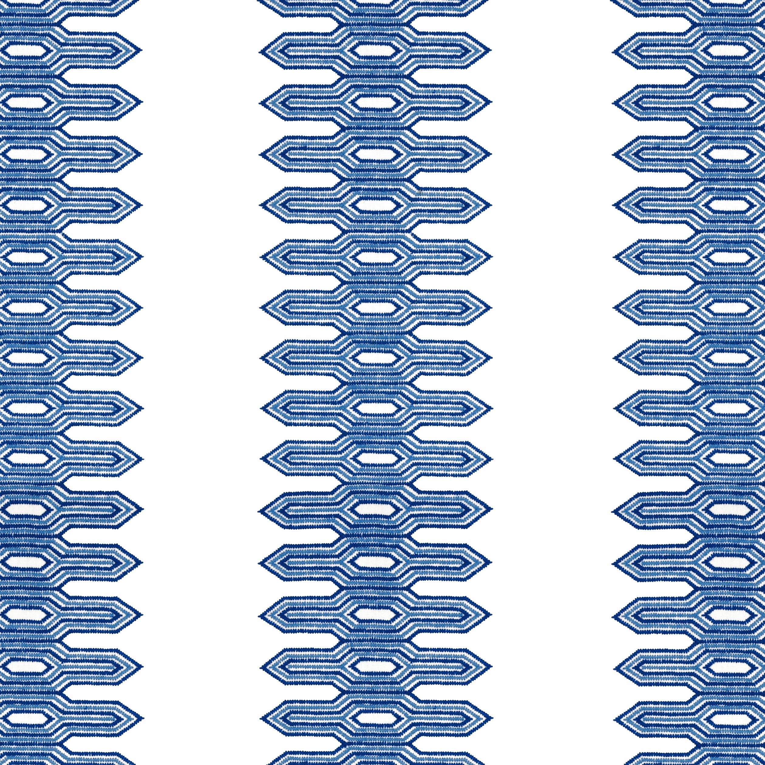 NOLA STRIPE EMBROIDERY - Navy