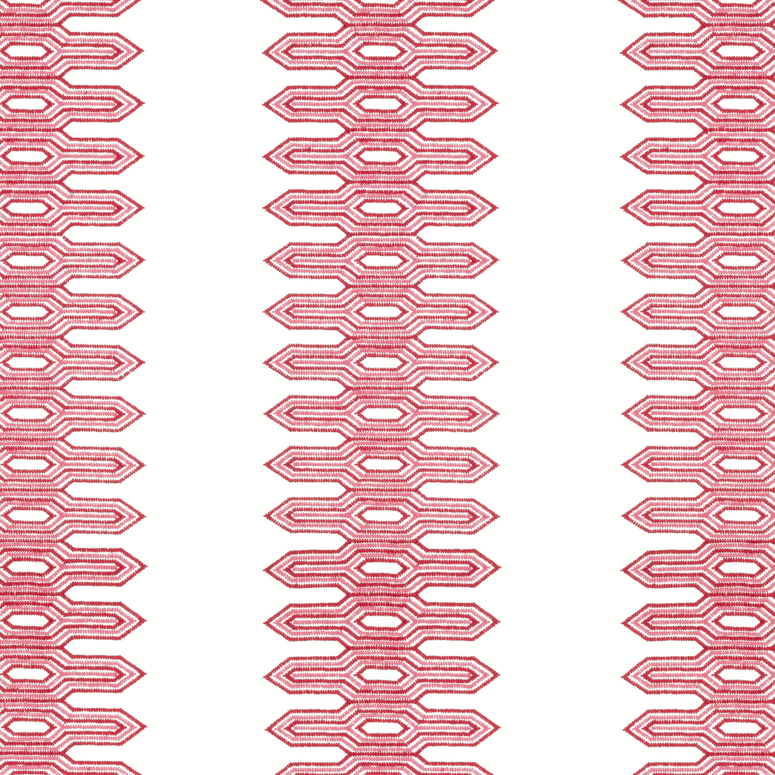 NOLA STRIPE EMBROIDERY - Pink