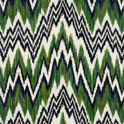 RHYTHM VELVET - Emerald and Navy