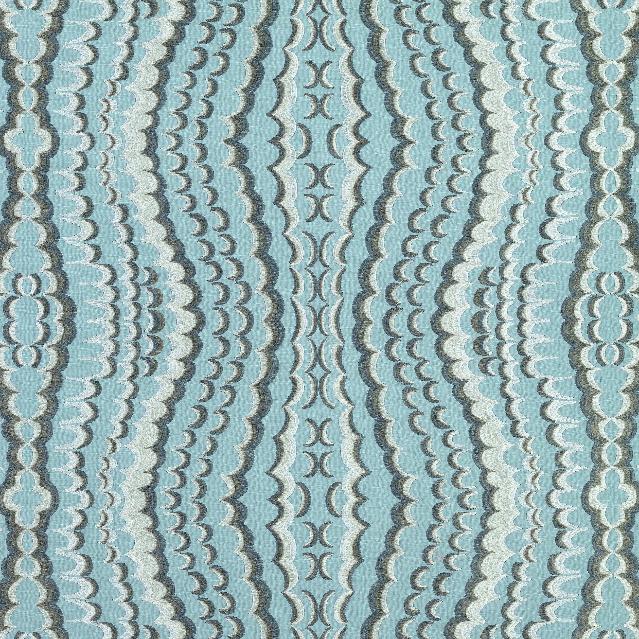 EBRU EMBROIDERY - Aqua