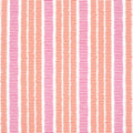 TOPSAIL STRIPE - Coral and Peony