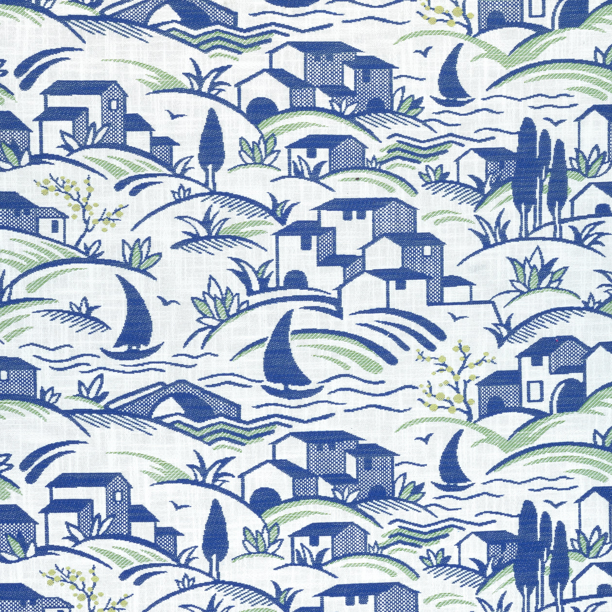 LANDMARK - Marine and Apple Green