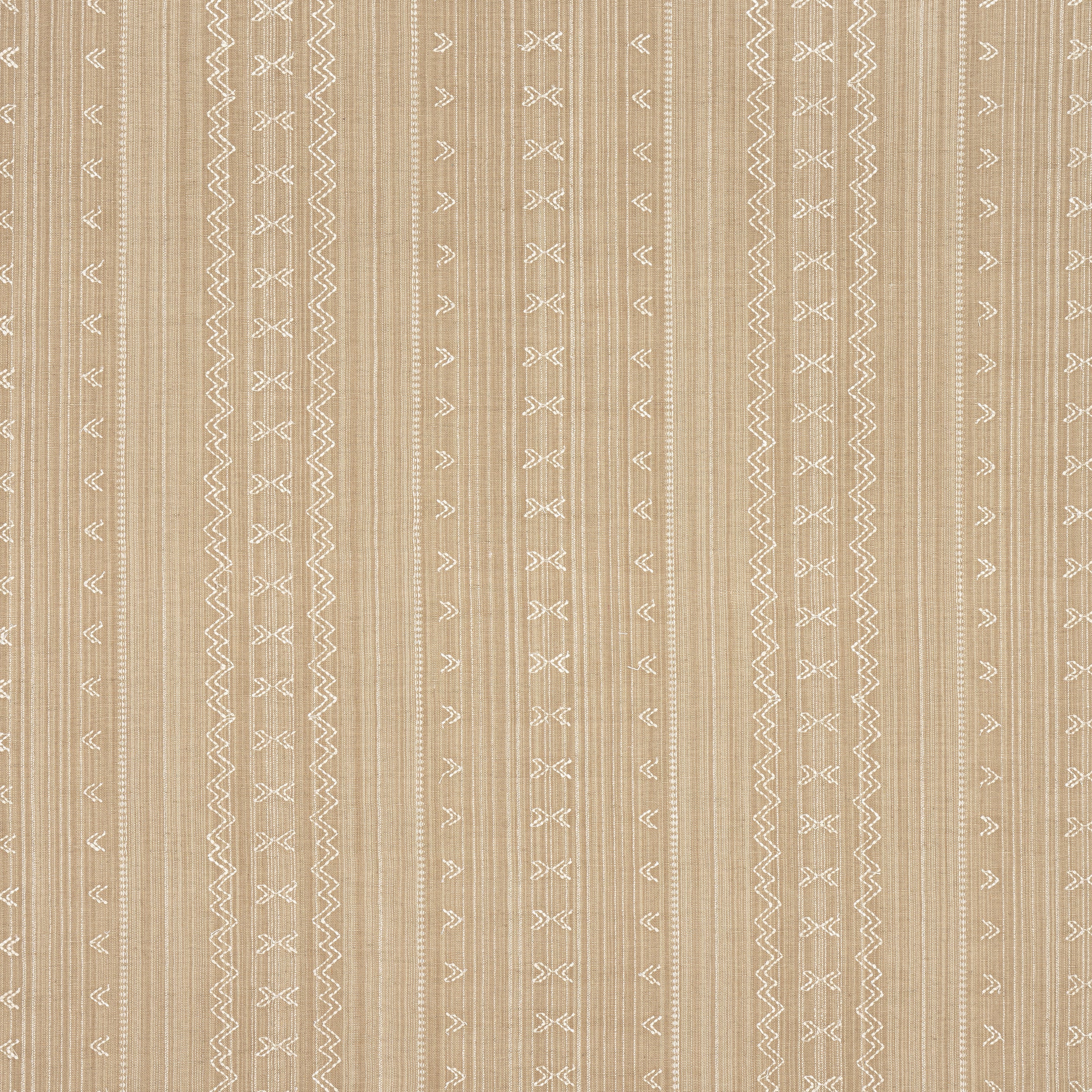 CHARTER STRIPE EMBROIDERY - Camel