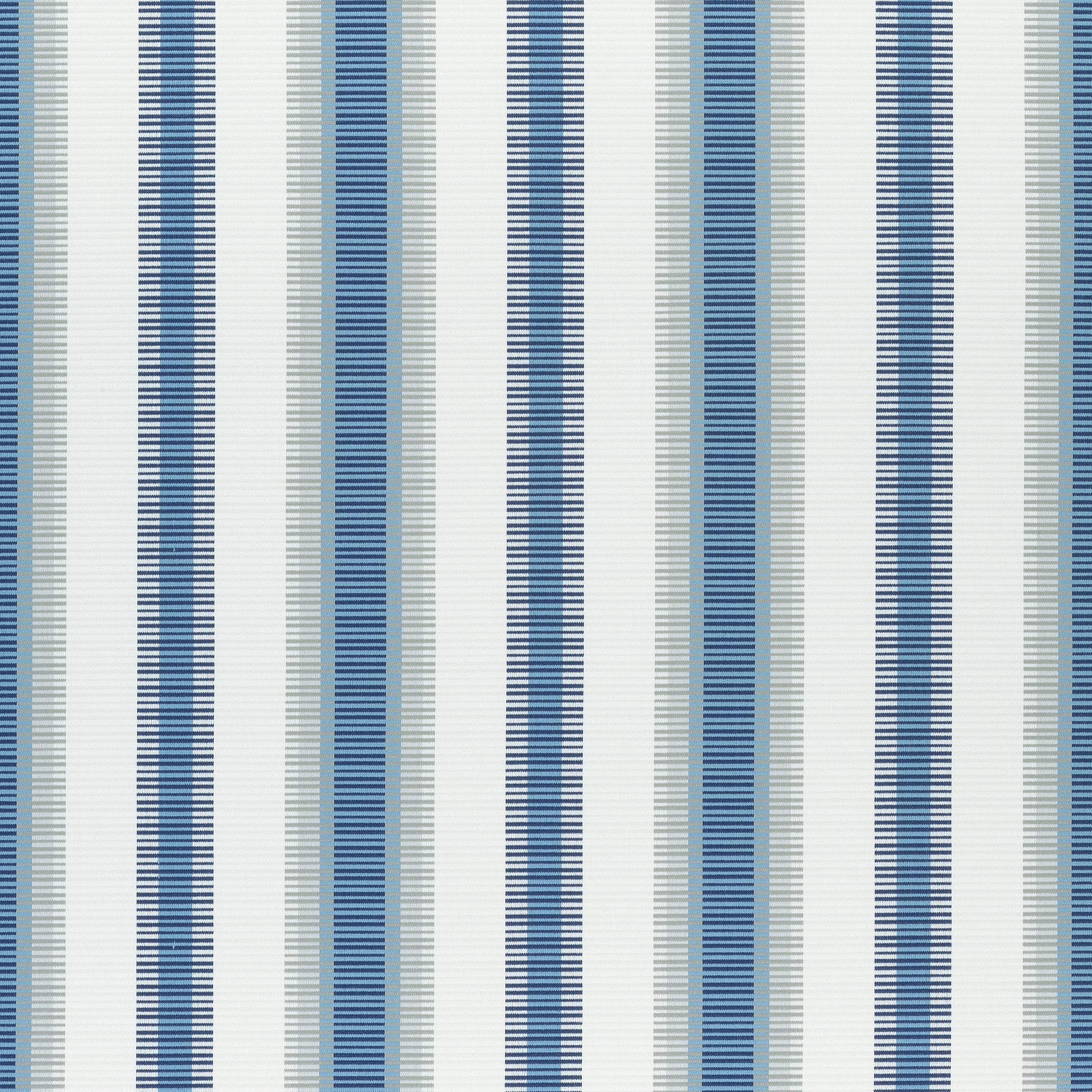 SAMBA STRIPE - Navy and Nickel