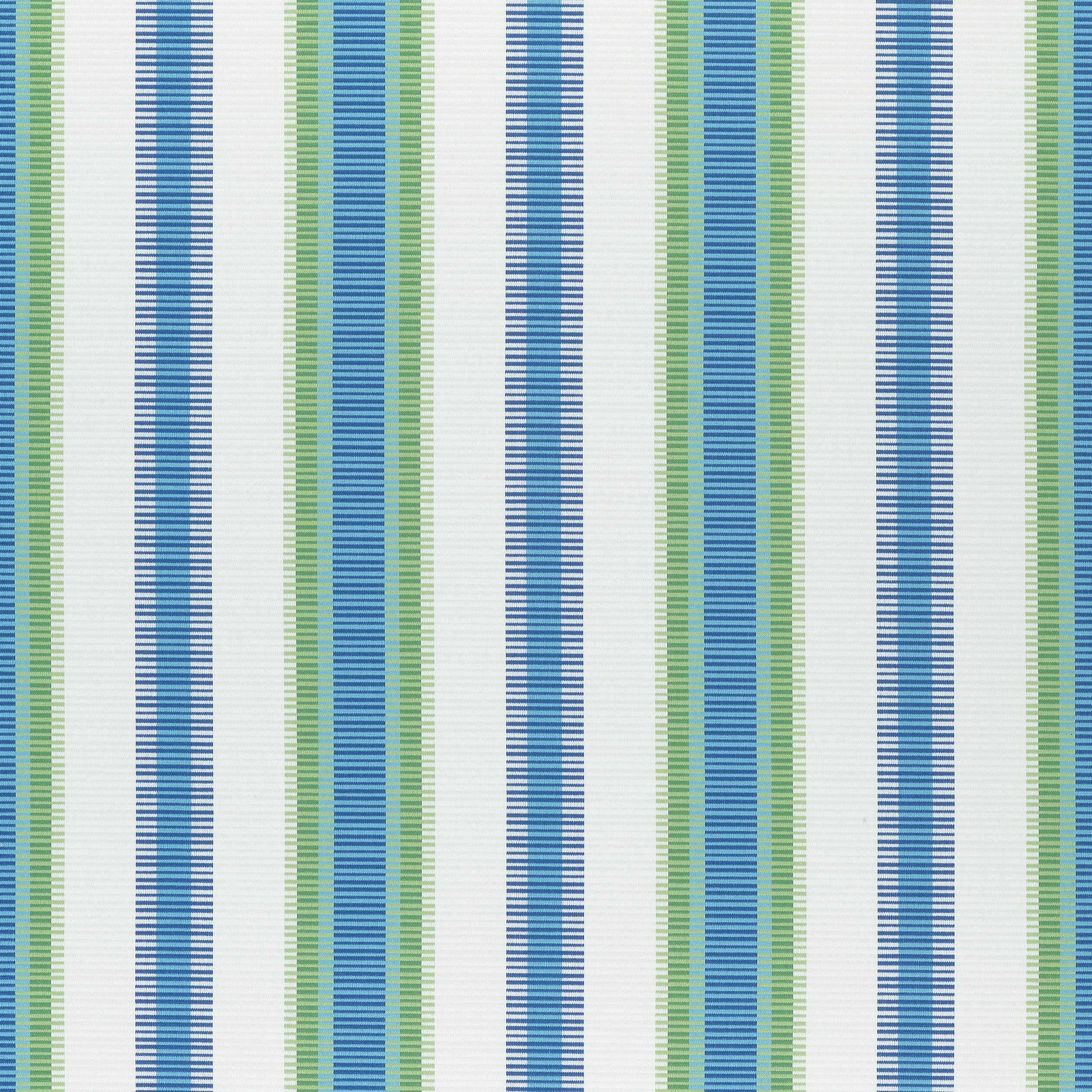 SAMBA STRIPE - Royal Blue and Green