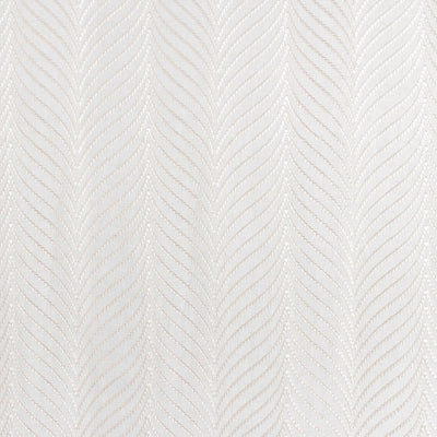 CLAYTON HERRINGBONE EMBROIDERY - Ivory