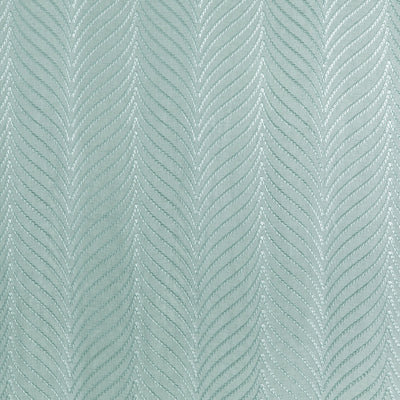 CLAYTON HERRINGBONE EMBROIDERY - Robin's Egg