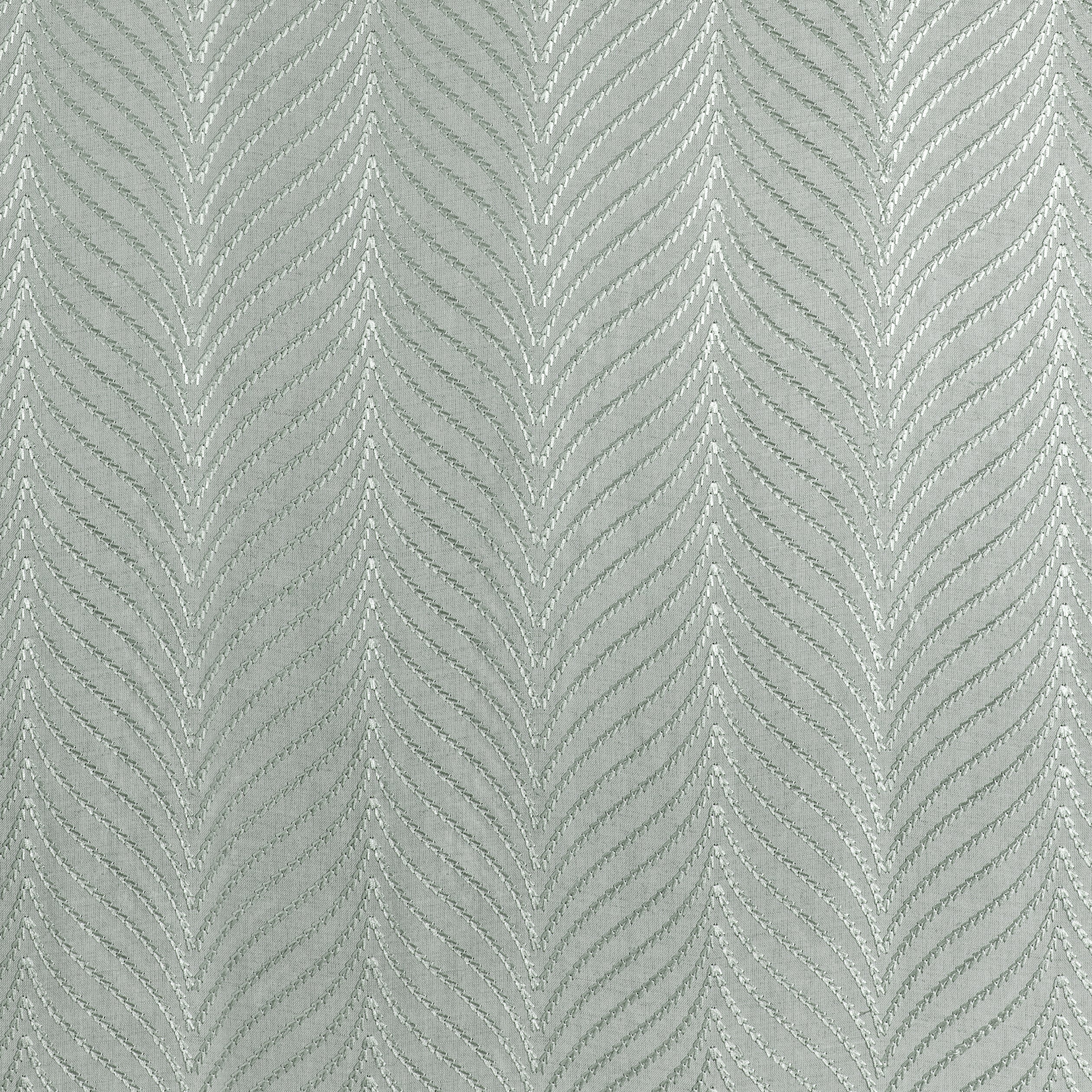 CLAYTON HERRINGBONE EMBROIDERY - Light Grey