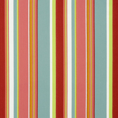 BRIGHTON STRIPE - Aqua and Pink