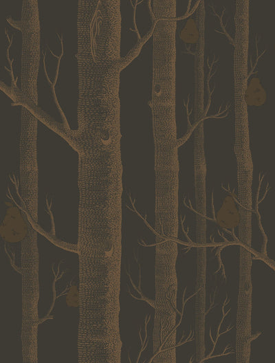 Woods & Pears Metallic Bronze on Charcoal