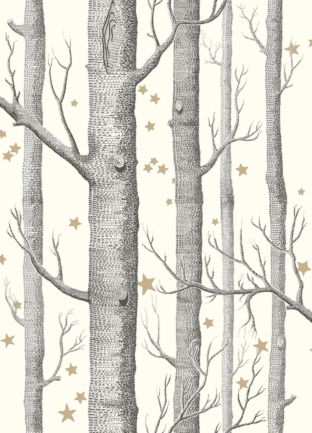 Woods & Stars Black & White