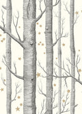 Woods & Stars Black & White