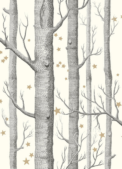 Woods & Stars Black & White