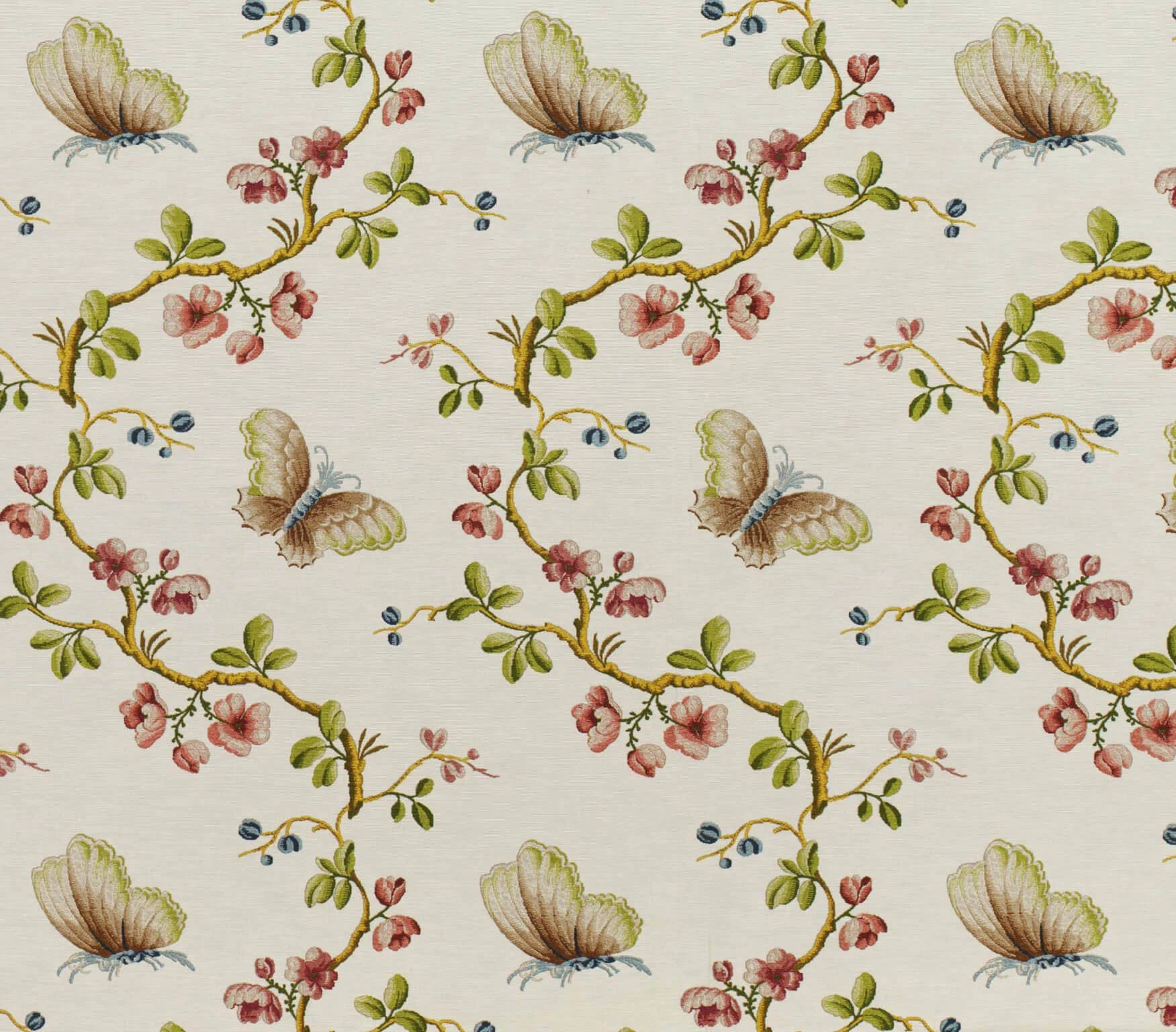 Wallpaper papillons Beige - Dessins Signatures