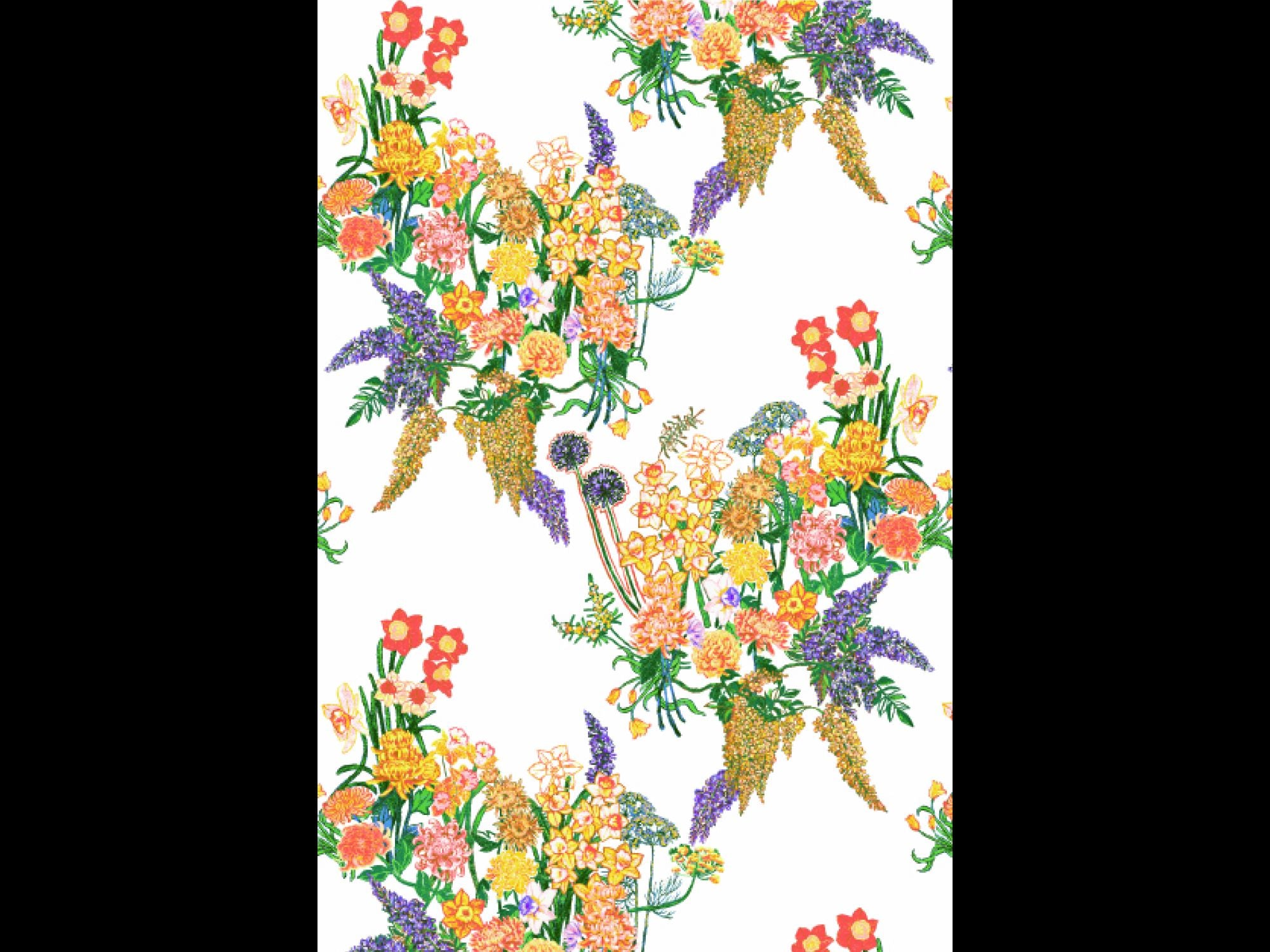 PRIMA VERA WALLPAPER (NON-WOVEN) (FLAIR - GERT VOORJANS FOR JIM THOMPSON)