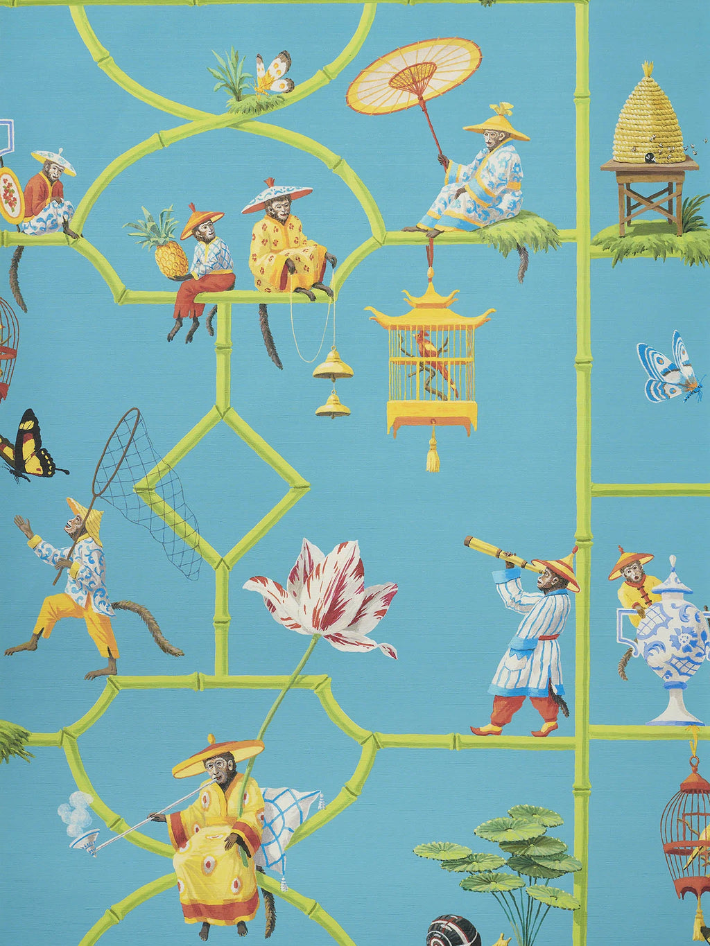 Les singes savants Rouge - Collection Veranda