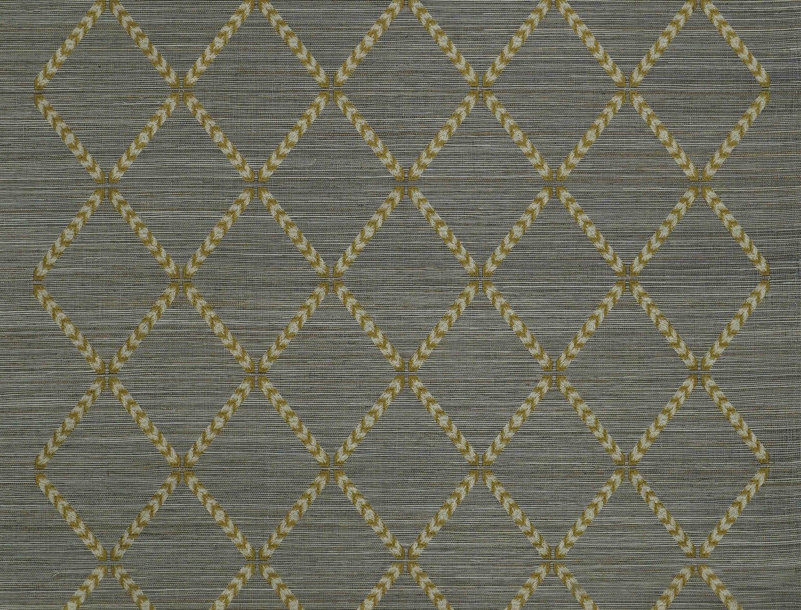 IKAT TRELLIS WALLPAPER (Embellished Wallcovering)