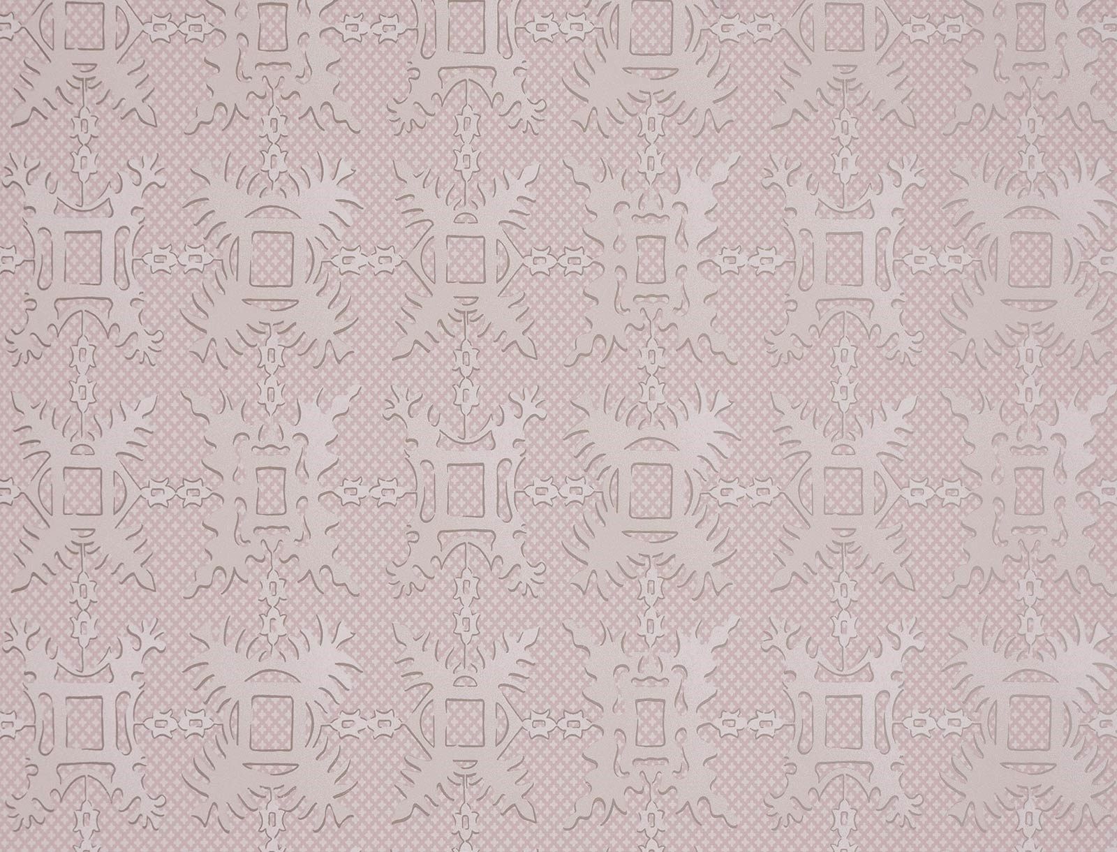 SNOWFLAKE WALLPAPER (Duquette's Dawnridge Wallcovering)