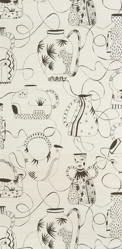Vases masqués Blanc - Les Dessins 4