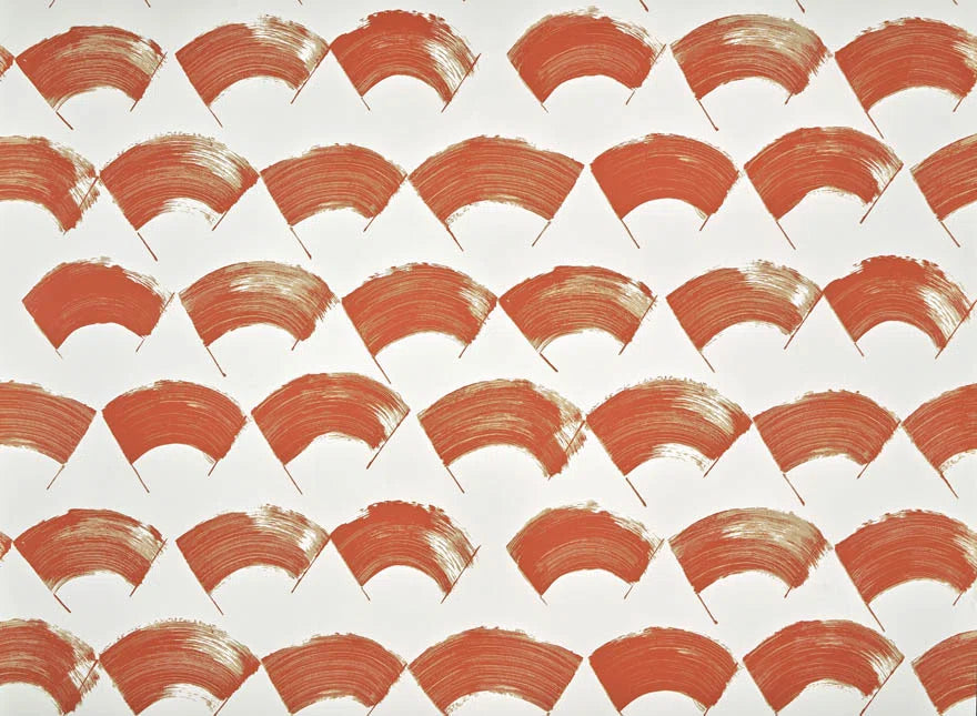 Les eventails Coquelicot - Soleil Levant