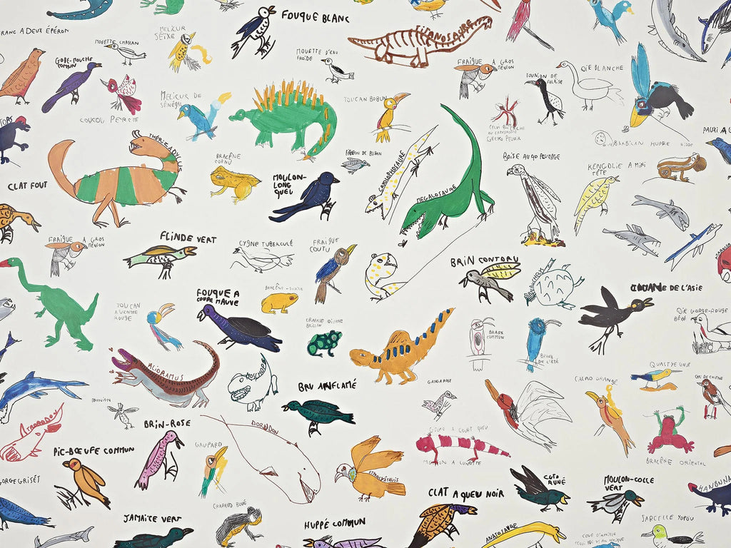 Bestiaire enchante Multicolore - Dessine Moi Un Mur !