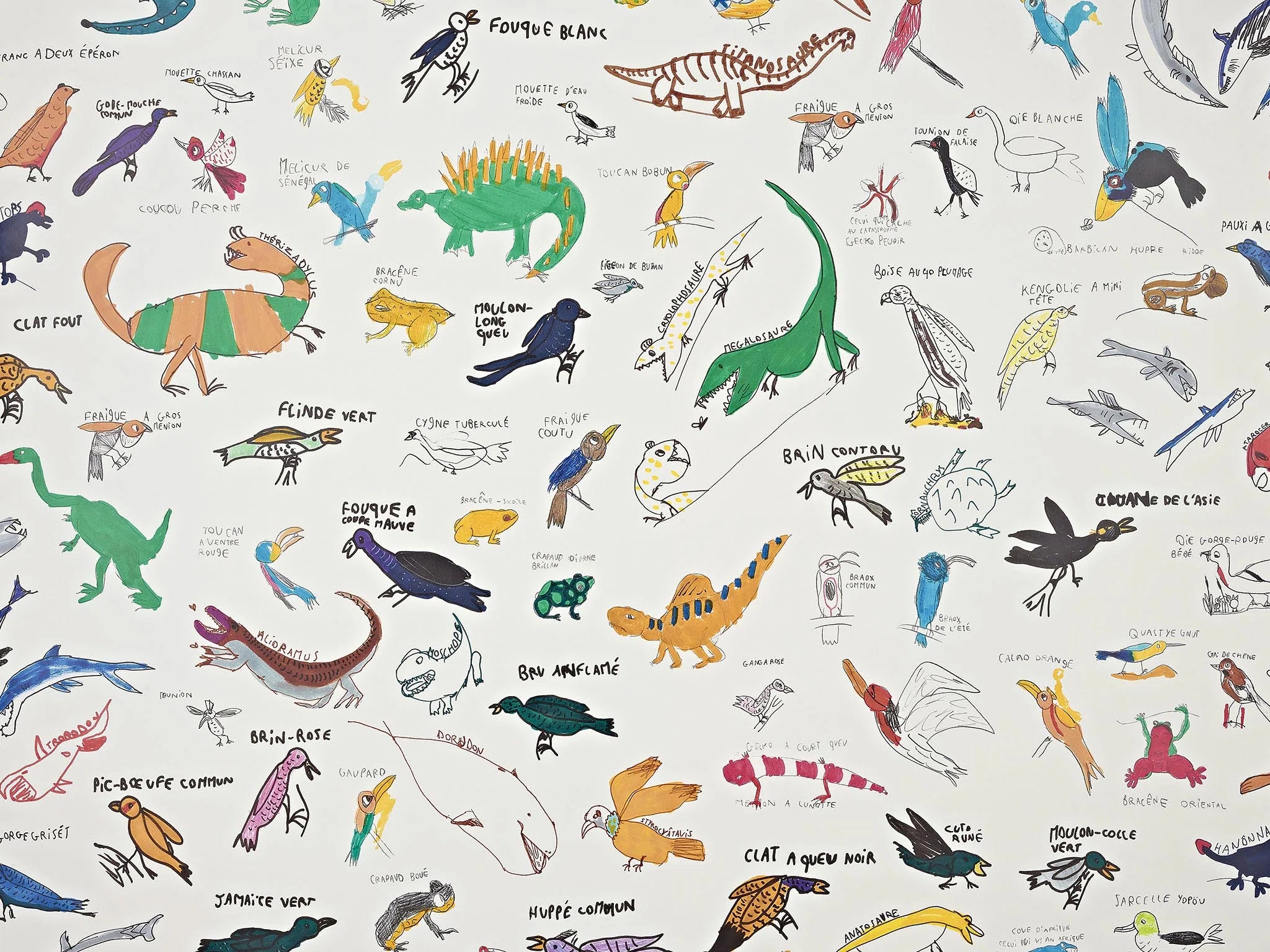 Les flamants roses Rose - Dessine Moi Un Mur !