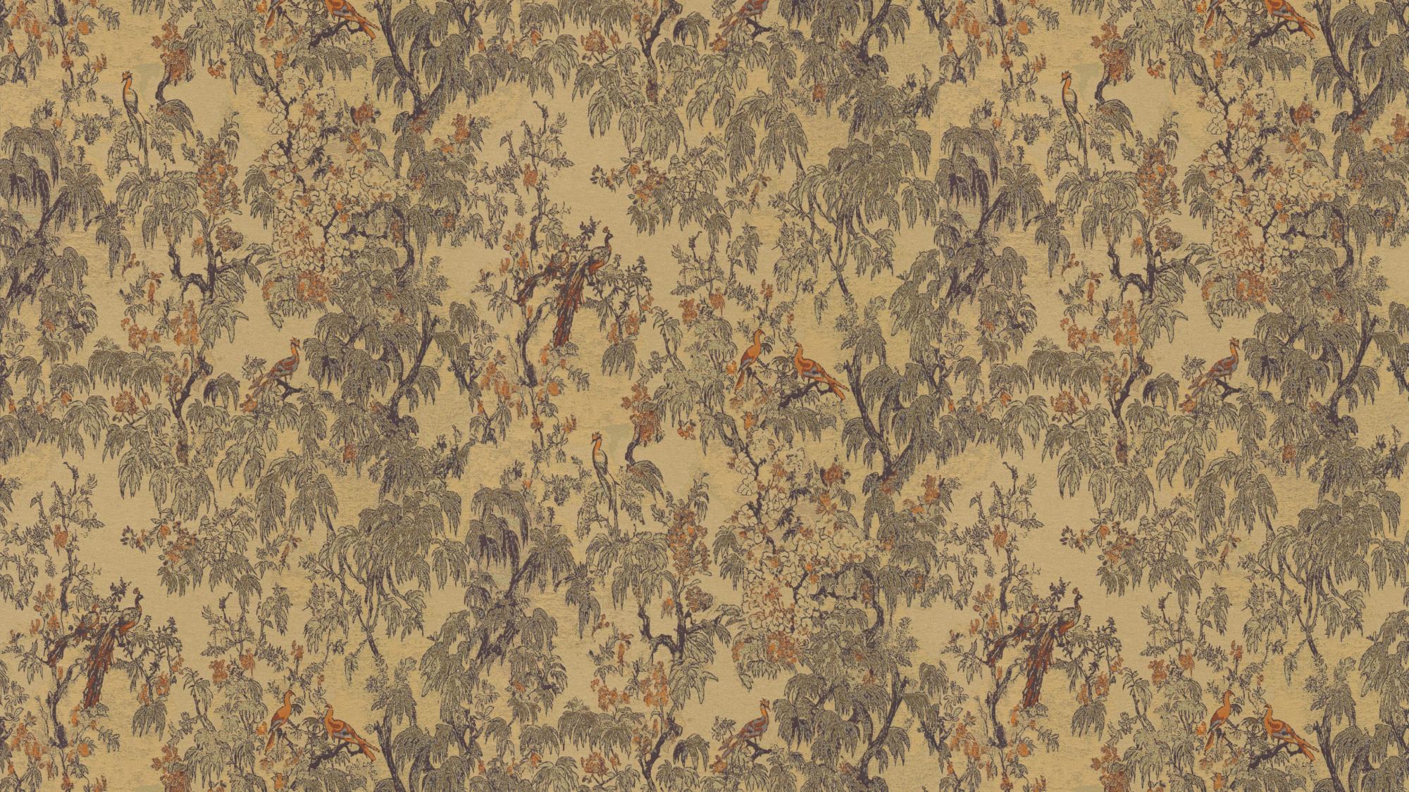 Ramage Spicy Beige - Les Tapisseries