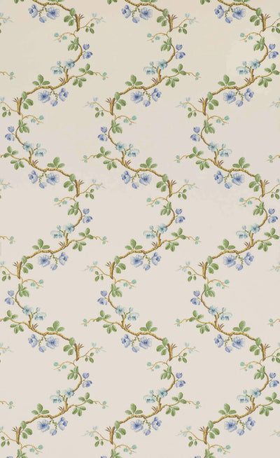 Wallpaper sans papillons Bleu - Dessins Signatures
