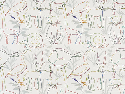 Bestiaire enchante Multicolore - Dessine Moi Un Mur !