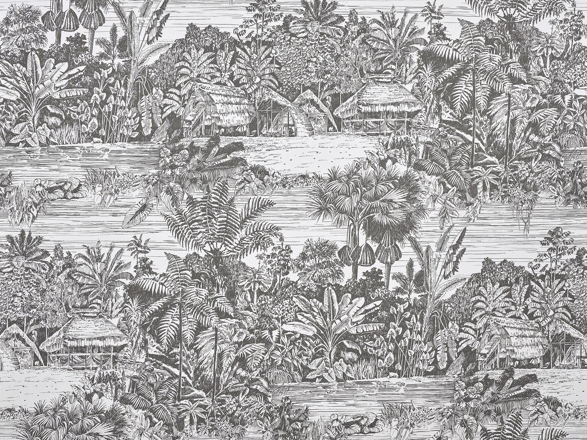 Toile de nantes intisse Cannelle - Les Dessins 6