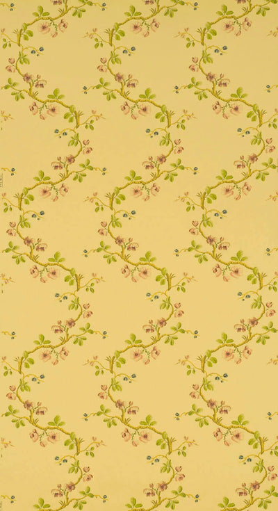 Wallpaper sans papillons Jaune - Dessins Signatures